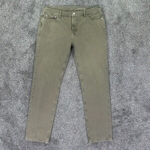 Outerknown S.E.A. Drifter Jeans Mens 36x32 Tapered Fit Khaki Casual Office